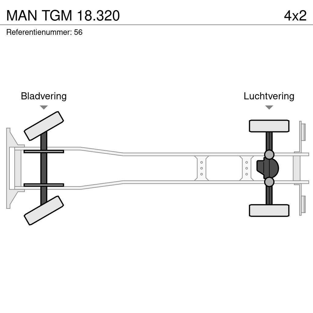 MAN TGM 18.320 Camion cu carlig de ridicare