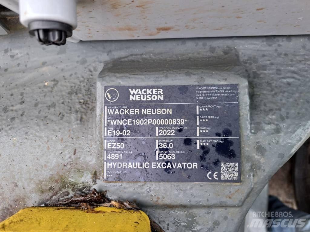 Wacker Neuson EZ50 Excavatoare pe șenile
