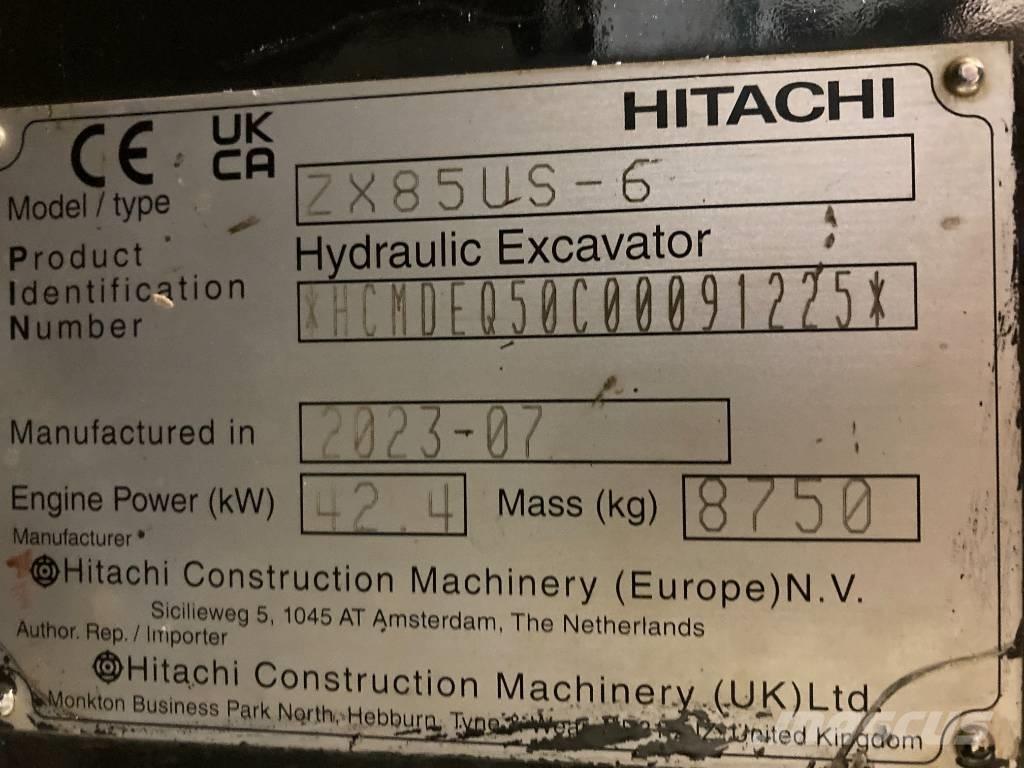 Hitachi ZX 85 US-6 Excavatoare 7t - 12t