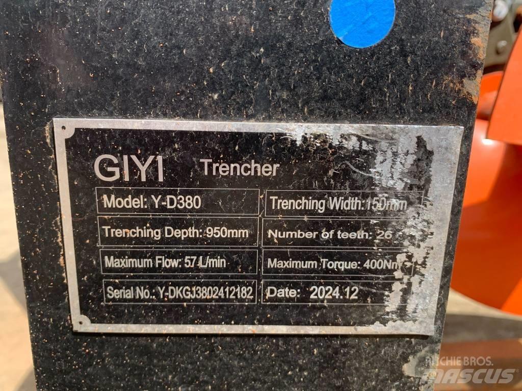  GIYI D380 TRENCHER Alte componente