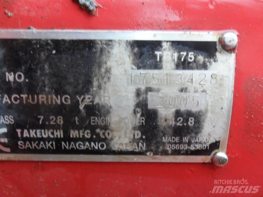 Takeuchi TB175 Excavatoare 7t - 12t