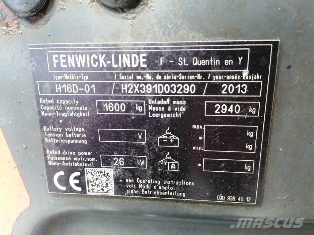 Linde H16D-01 Stivuitor diesel