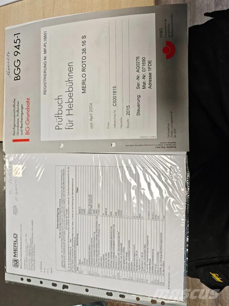 Merlo Roto 38.16S Stivuitoare telescopice