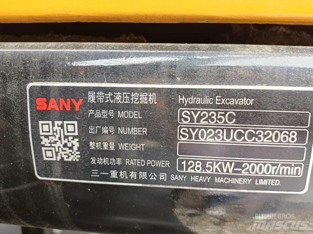 Sany SY235 Excavatoare pe șenile

