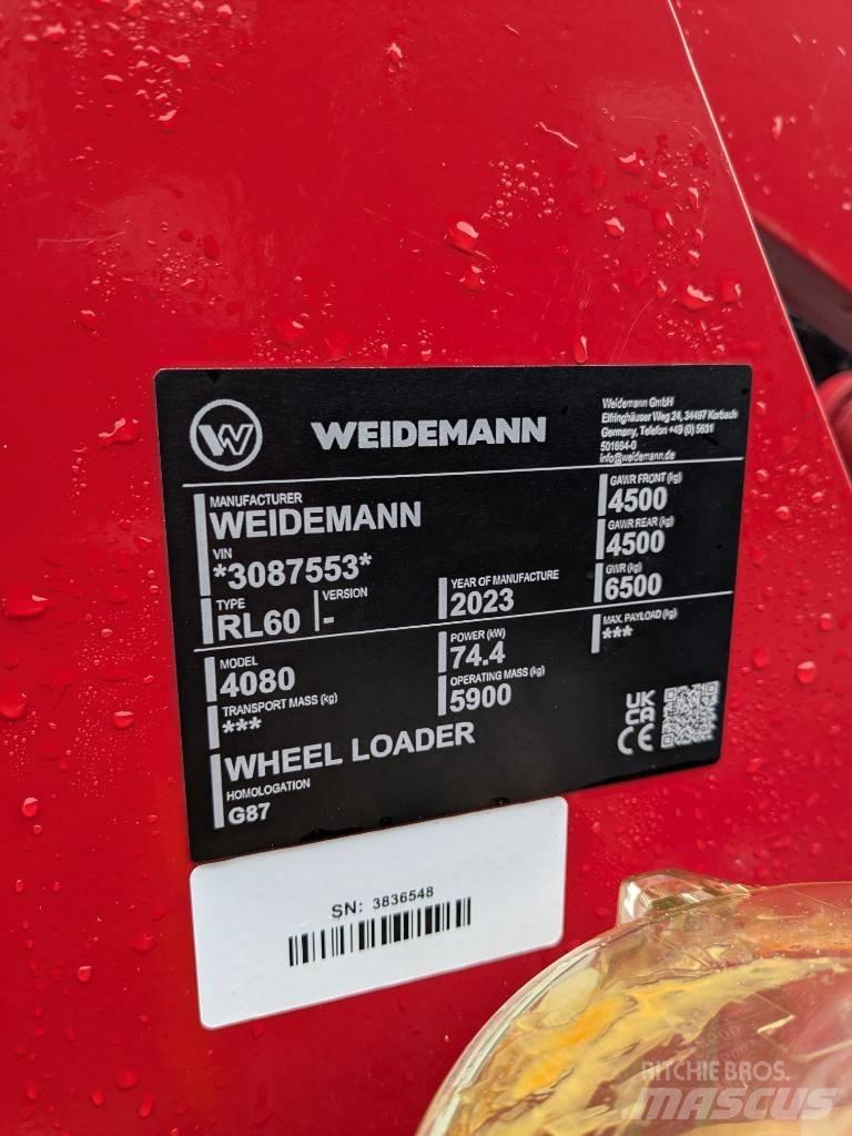 Weidemann 4080 Incarcator pe pneuri