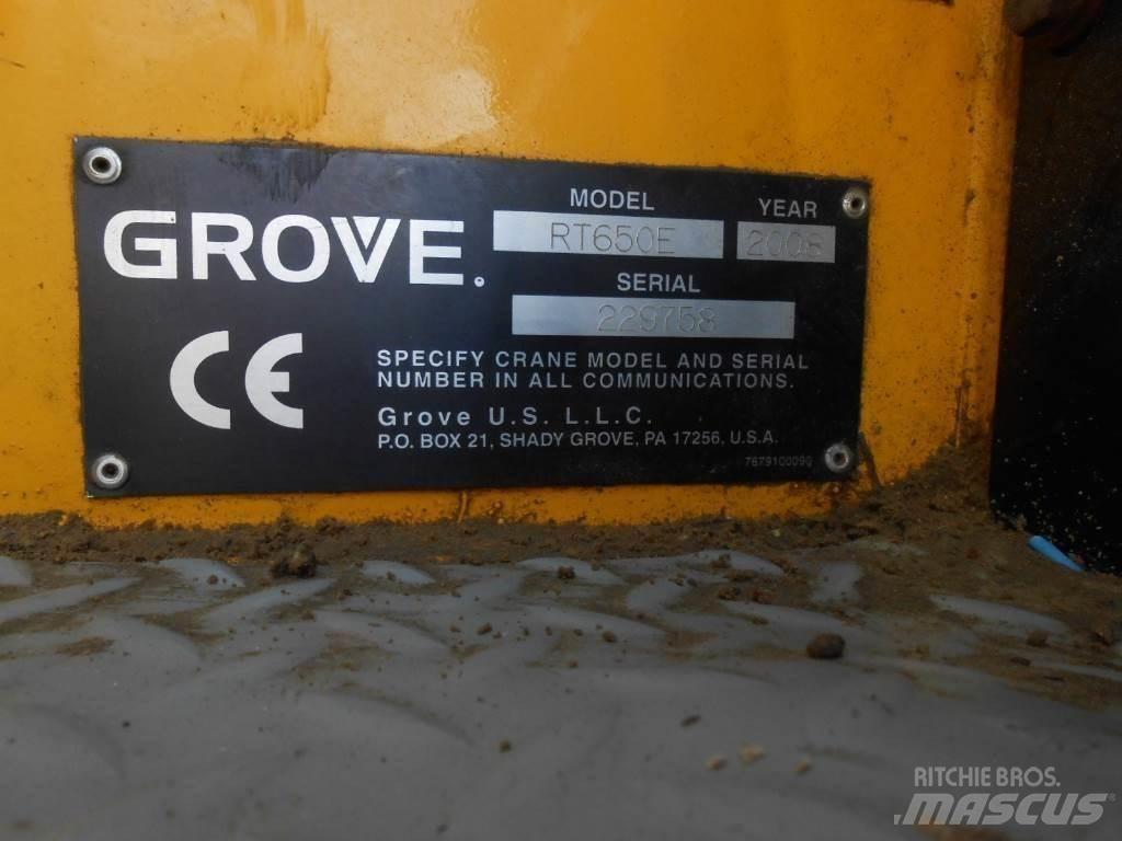 Grove RT 650 E Macara teren accidentat