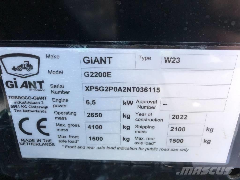 GiANT G 2200 E Incarcatoare multifunctionale