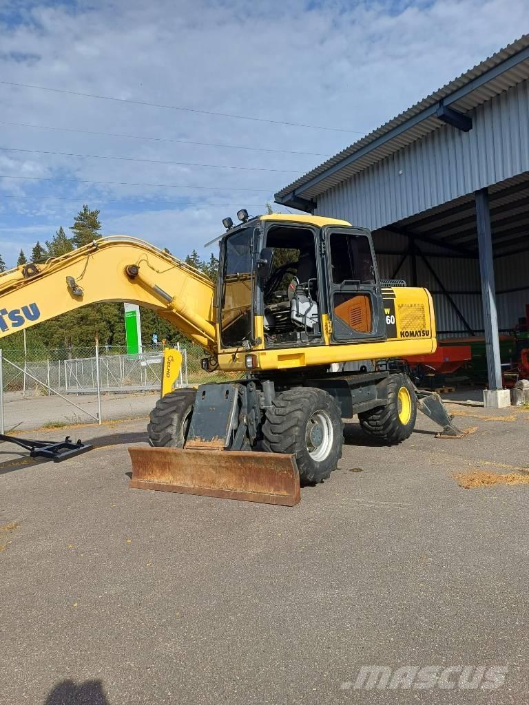 Komatsu PW 160-7-4x4 Excavatoare cu roti