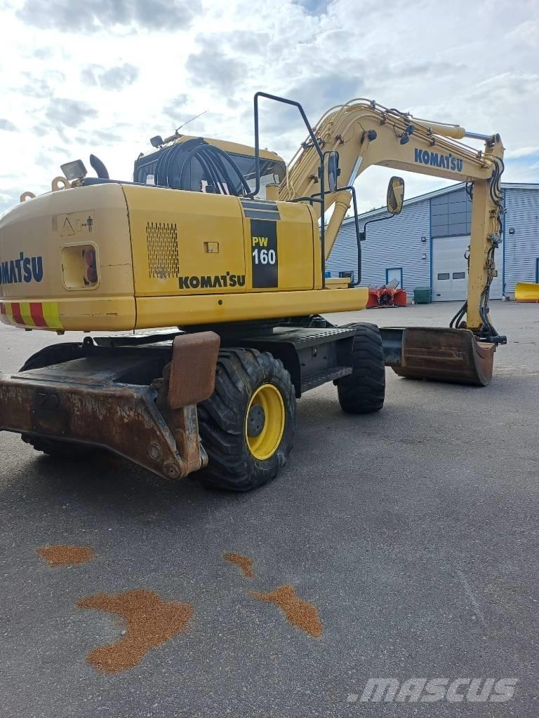 Komatsu PW 160-7-4x4 Excavatoare cu roti
