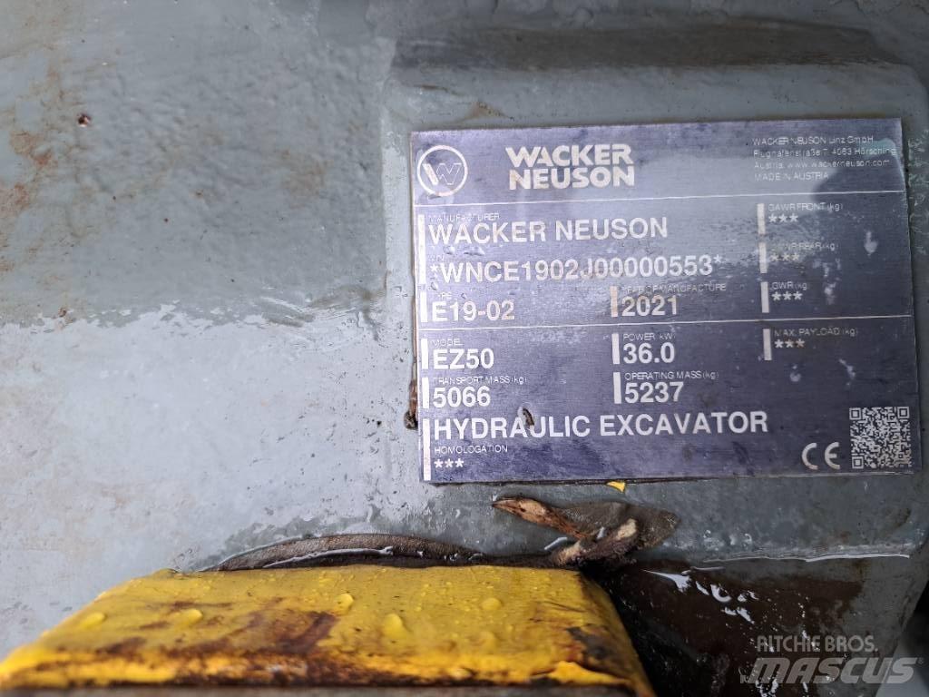 Wacker Neuson EZ50 Excavatoare pe șenile
