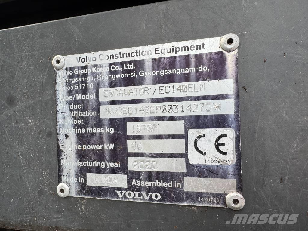 Volvo EC 140 ELM Excavatoare pe șenile
