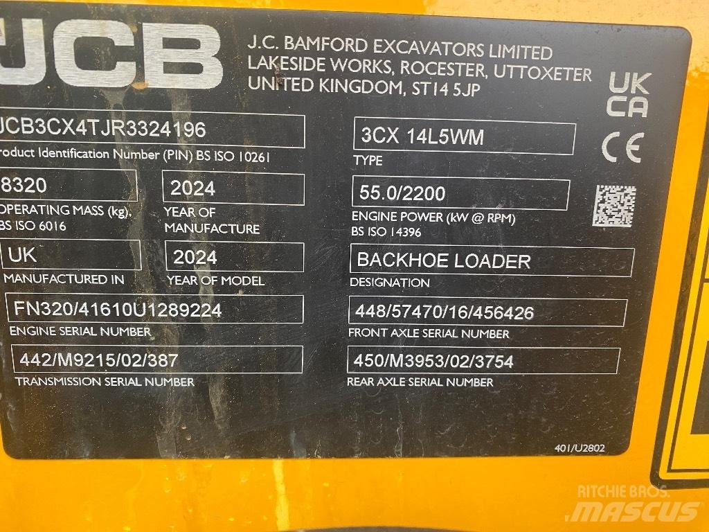 JCB 3 CX 14 Buldoexcavatoare