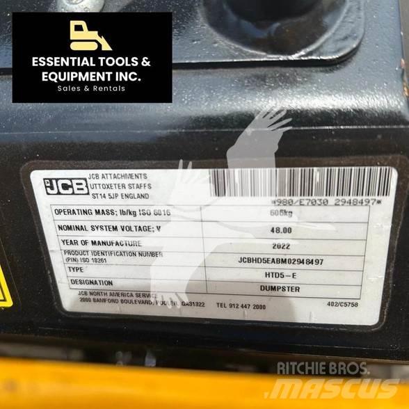 JCB HTD5E Minitractor de teren