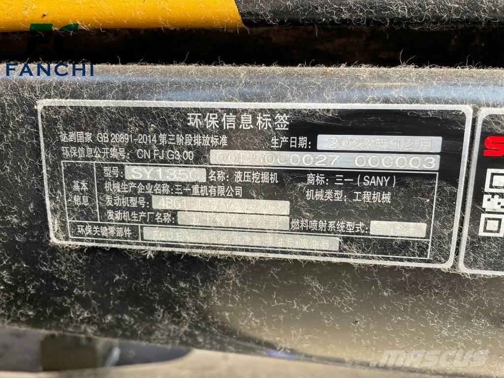 Sany 135c Excavatoare pe șenile
