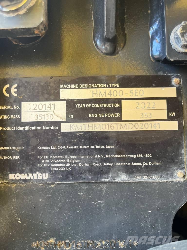 Komatsu HM400-5E0 Transportoare articulate