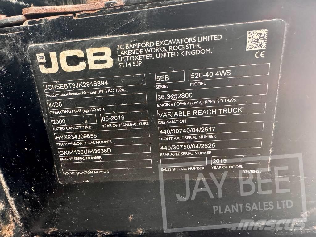 JCB 520-40 Stivuitoare telescopice