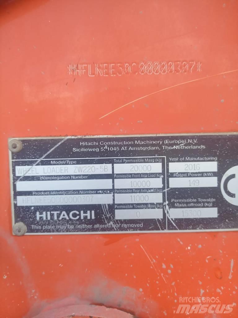 Hitachi ZW 220-6 Excavatoare cu roti