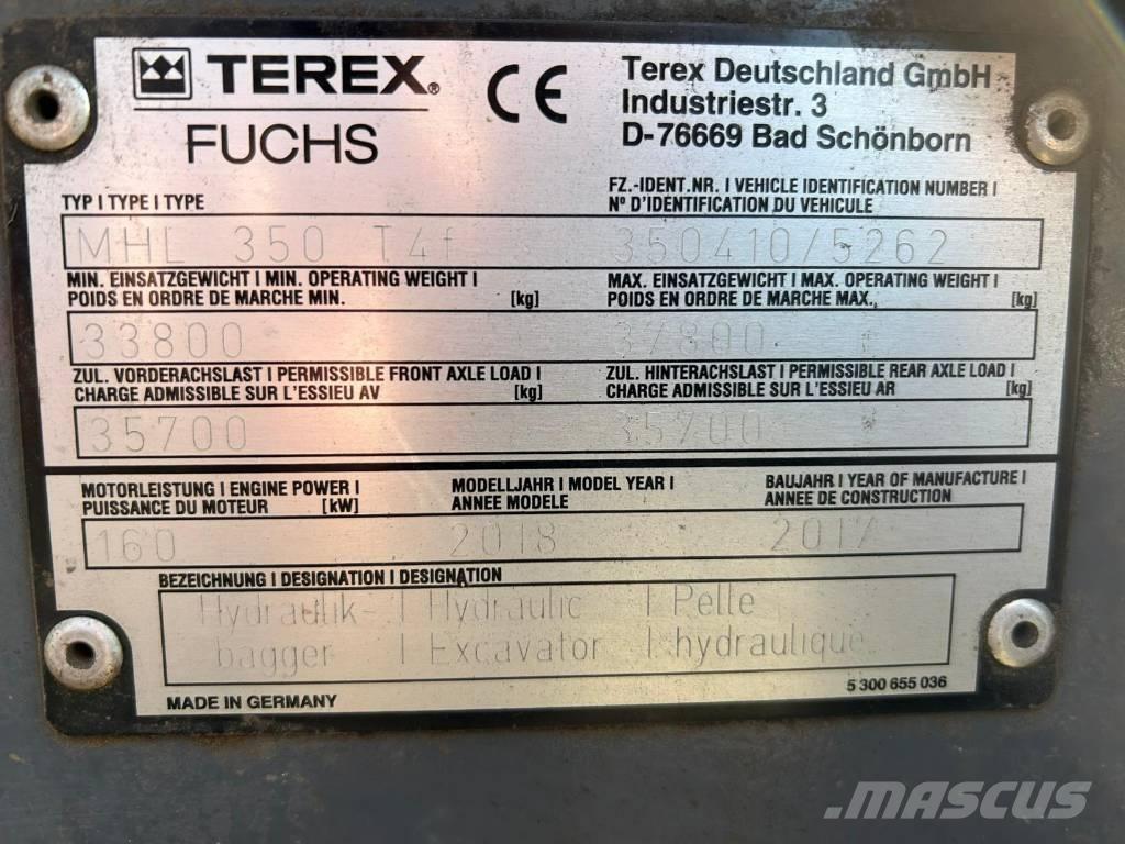 Fuchs MHL 350 F Paleta de manipulare