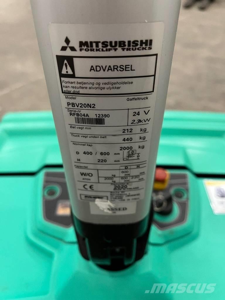 Mitsubishi PBV20N2 Transpaleta manuala