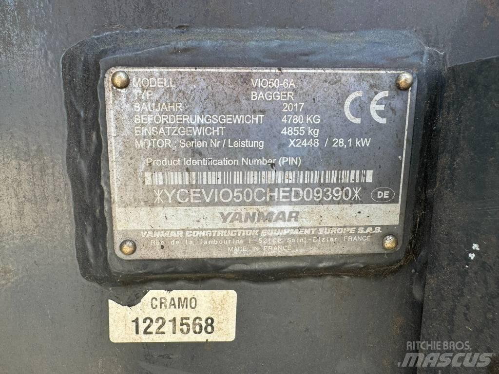 Yanmar ViO50-6A Mini excavatoare < 7t
