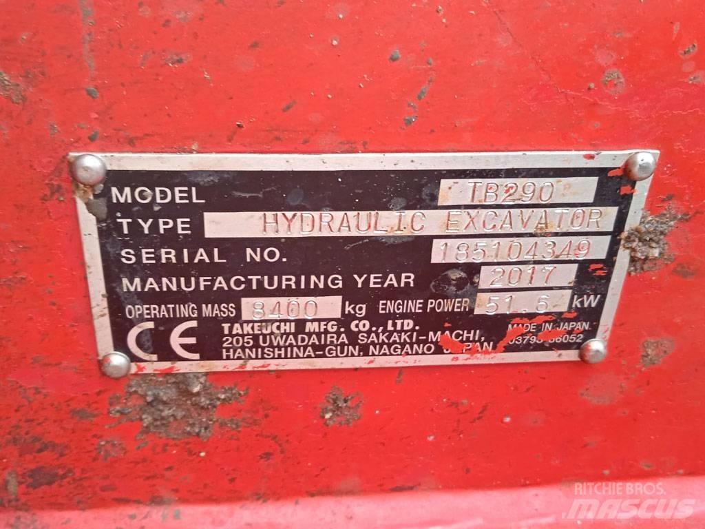 Takeuchi TB290 Mini excavatoare < 7t