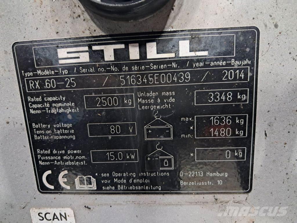 Still RX60-25 Stivuitor electric