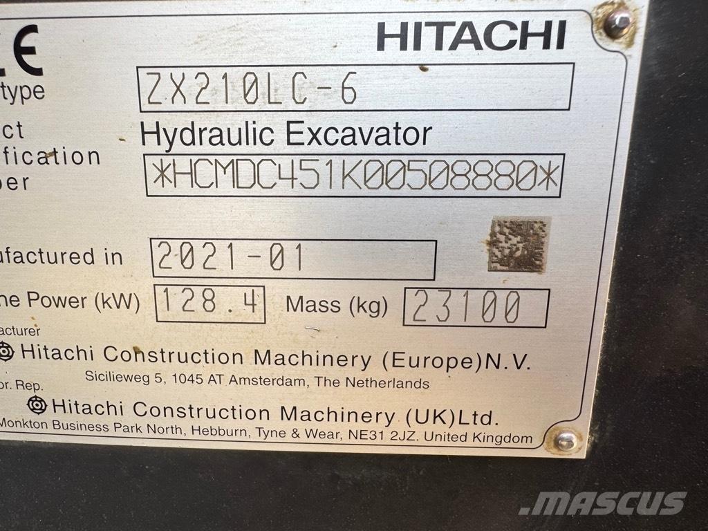 Hitachi ZX 210 LC-6 Excavatoare pe șenile

