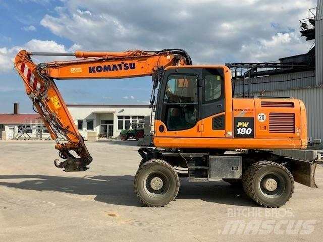 Komatsu PW 180-10 Excavatoare cu roti