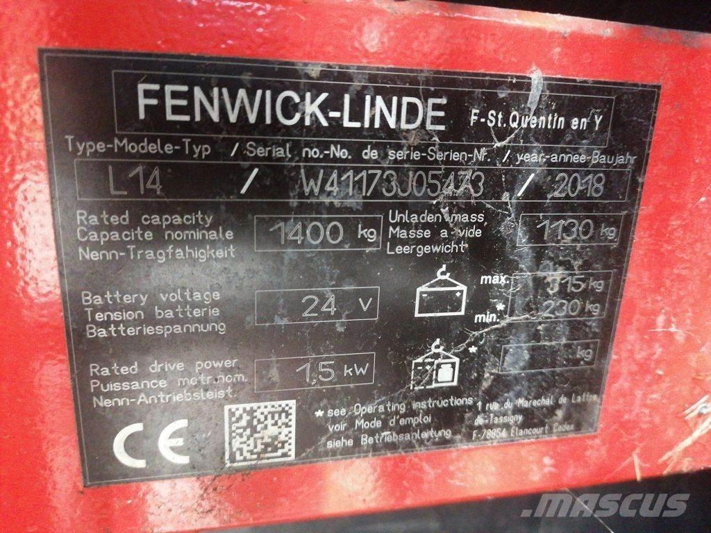 Linde L14 Transpaleta manuala