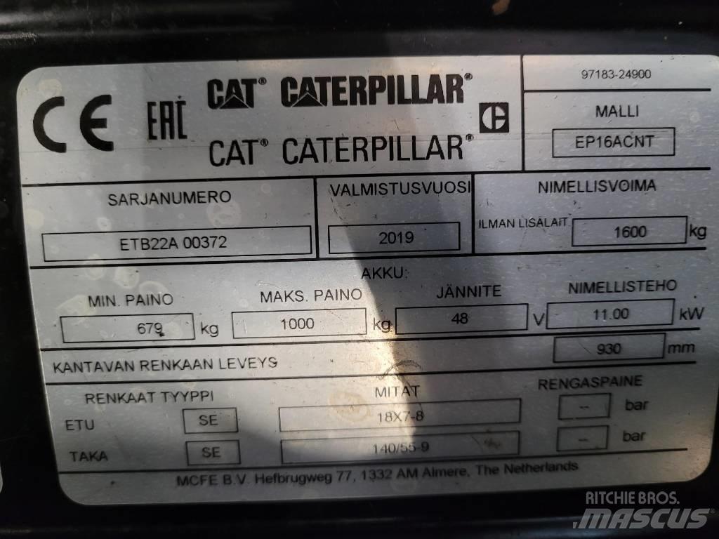 CAT EP16ACNT " OULU " Stivuitor electric
