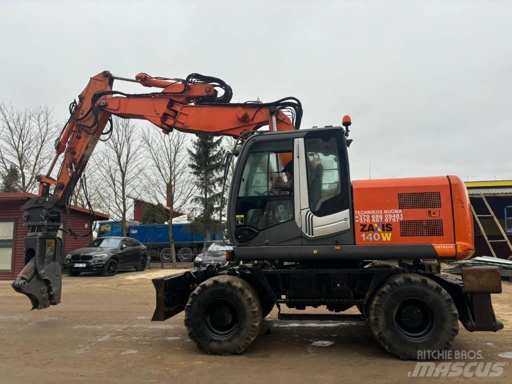 Hitachi ZX 140 W-3 Excavatoare cu roti