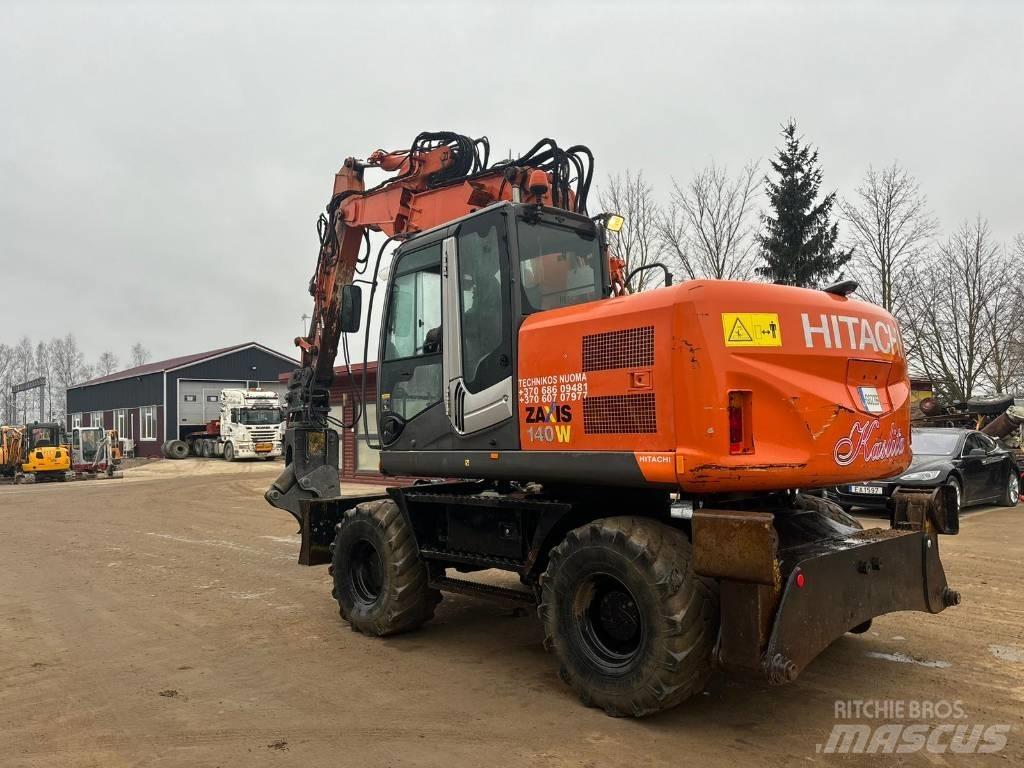 Hitachi ZX 140 W-3 Excavatoare cu roti