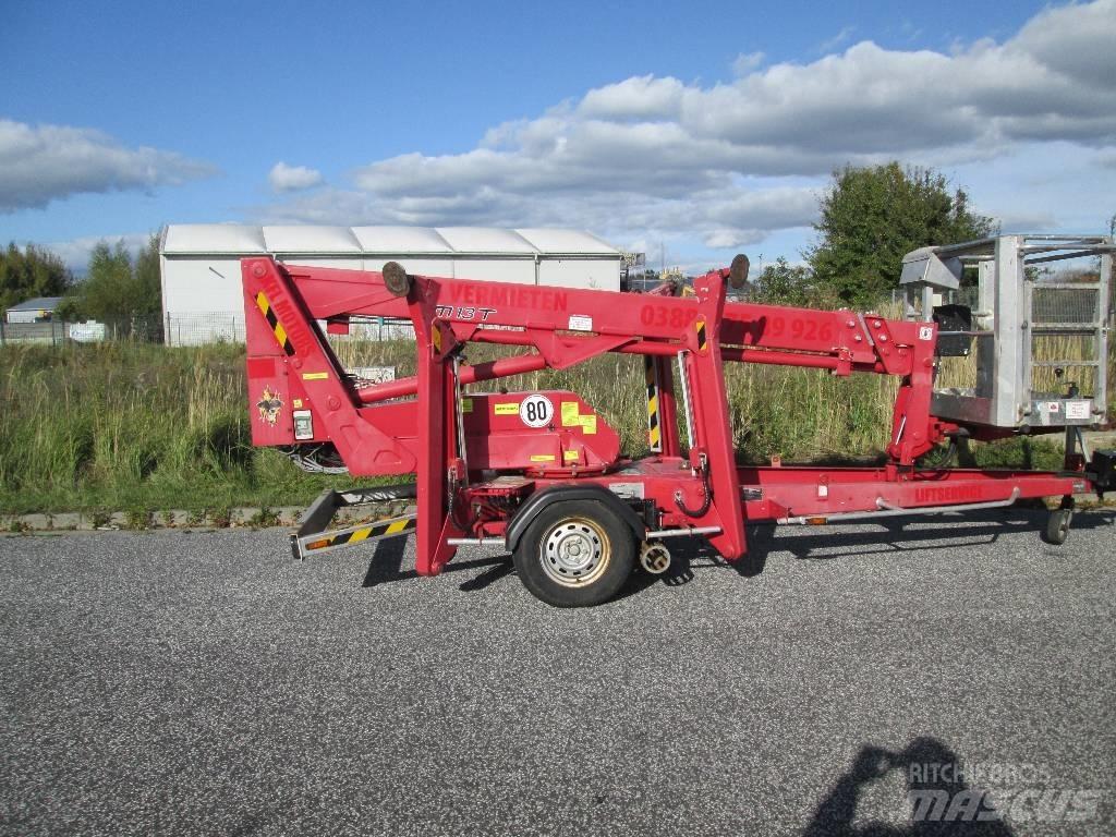 Europelift TM13T Platforme aeriene montate pe remorca