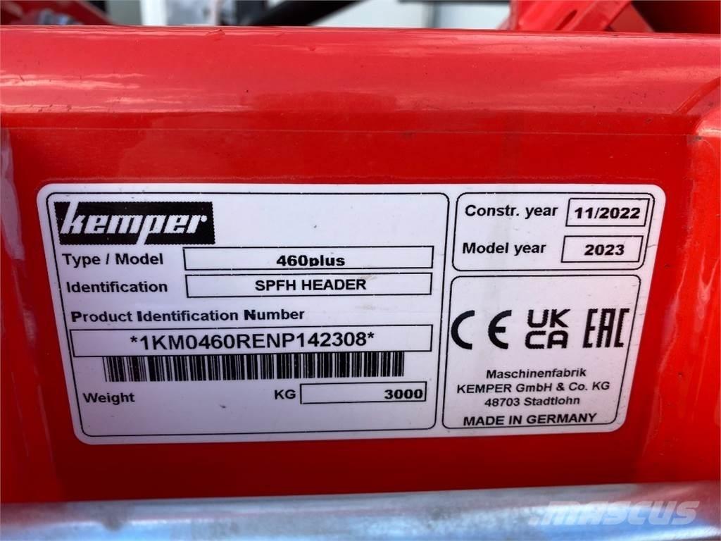 Kemper 460 plus Utilaje agricole - Altele