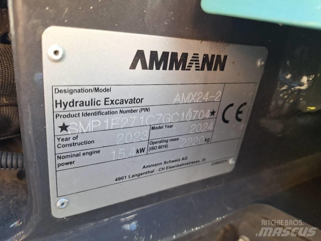 Ammann AMX24-2 Mini excavatoare < 7t