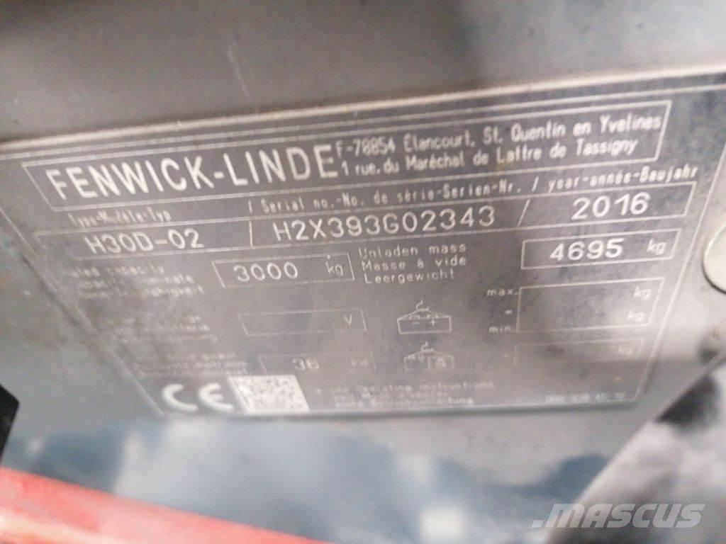 Linde H30D-02 Stivuitor diesel