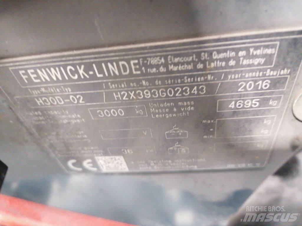 Linde H30D-02 Stivuitor diesel