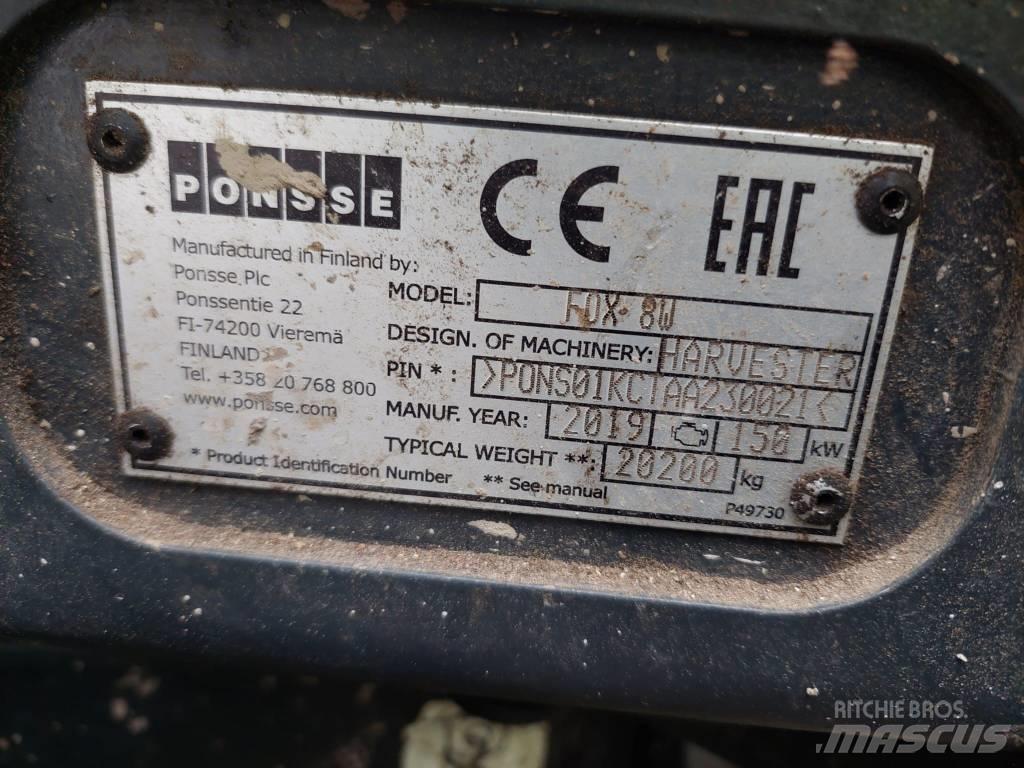 Ponsse FOX 8W Combine forestiere