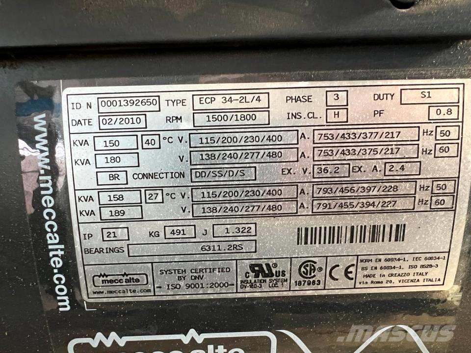  Mecc alte 85-300 KVA Alte generatoare