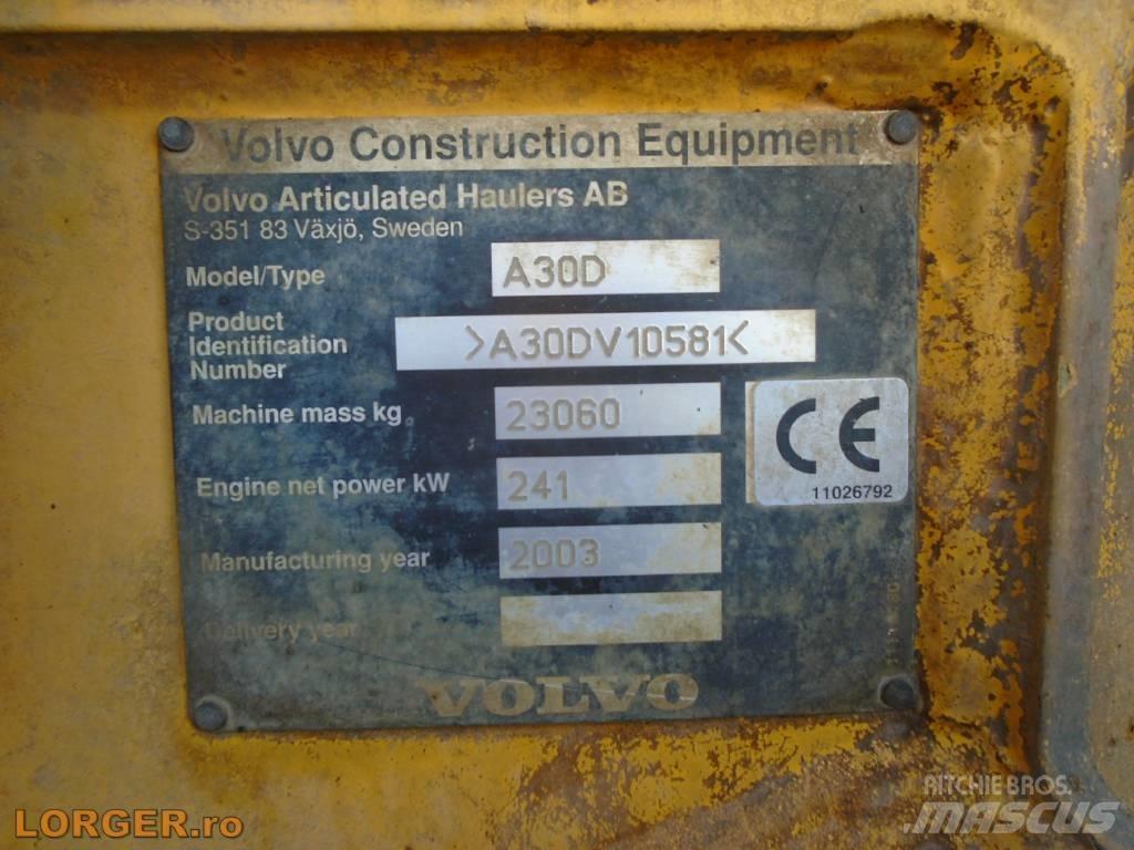 Volvo A 30 D Transportoare articulate