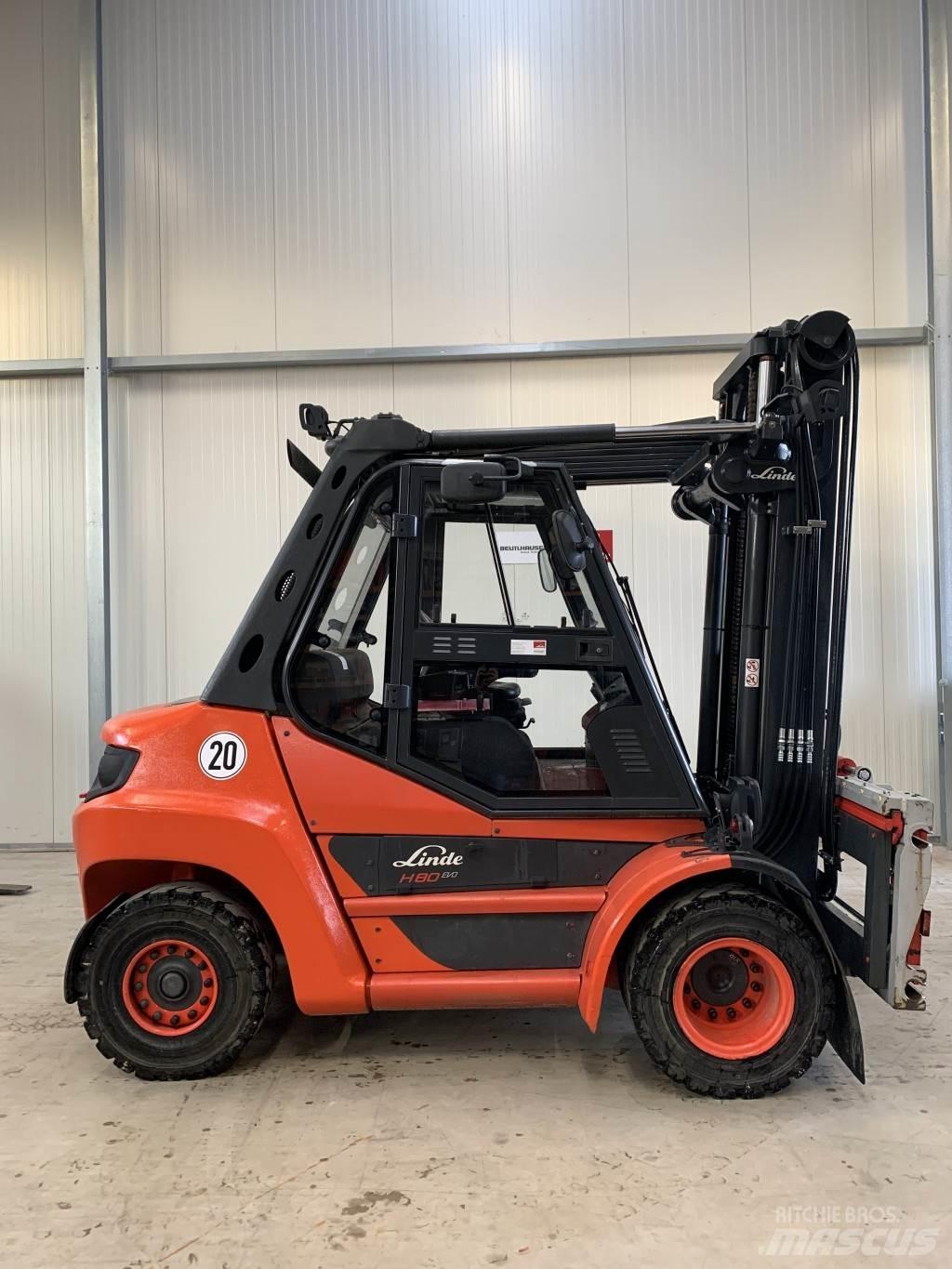 Linde H80D Stivuitor diesel