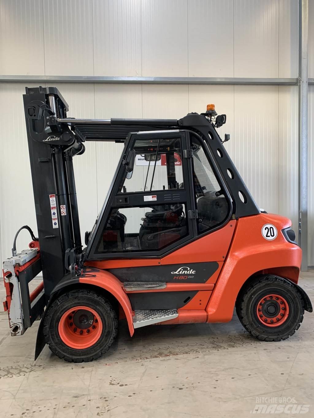 Linde H80D Stivuitor diesel
