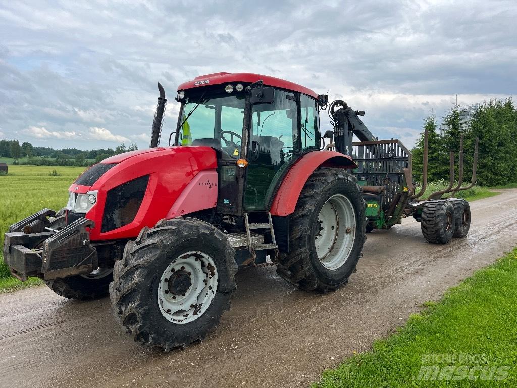 Zetor FORTERRA 135 Utilaje de manevrarea a bustenilor