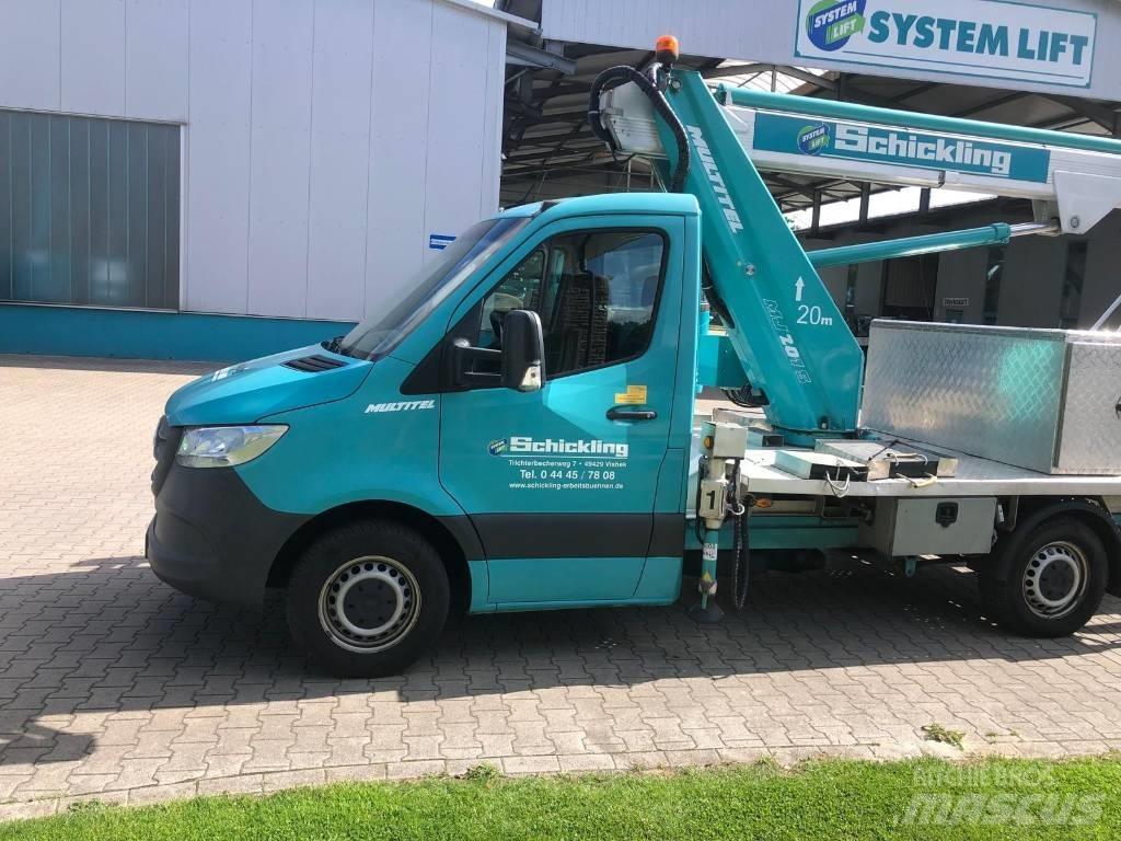 Multitel MJ 201 Platforme aeriene montate pe camion