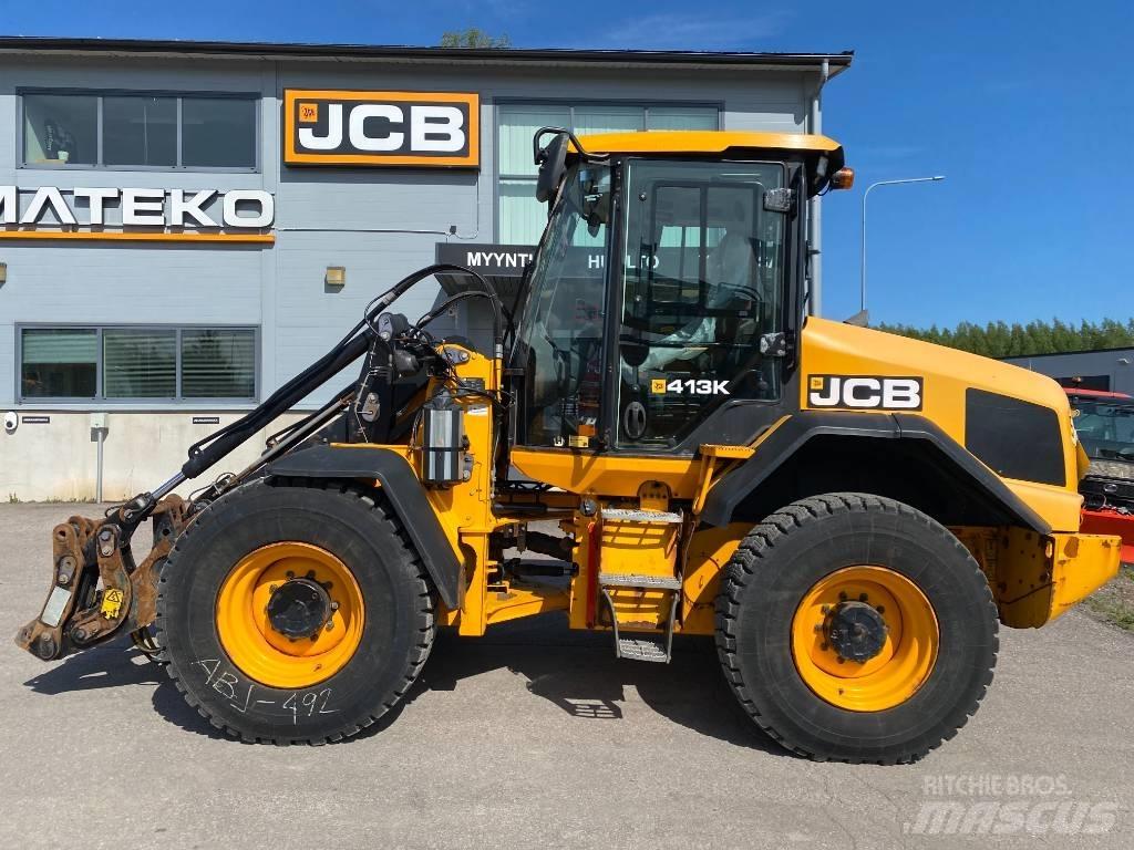 JCB 413 K T4F Incarcator pe pneuri