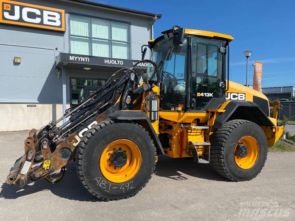 JCB 413 K T4F Incarcator pe pneuri