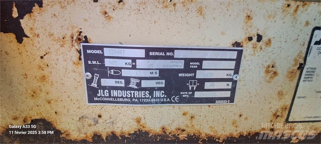 JLG 3394RT Platforme foarfeca