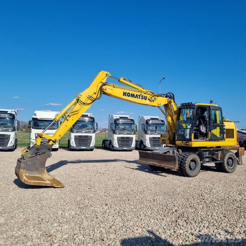 Komatsu PW160 - 11 Excavatoare cu roti