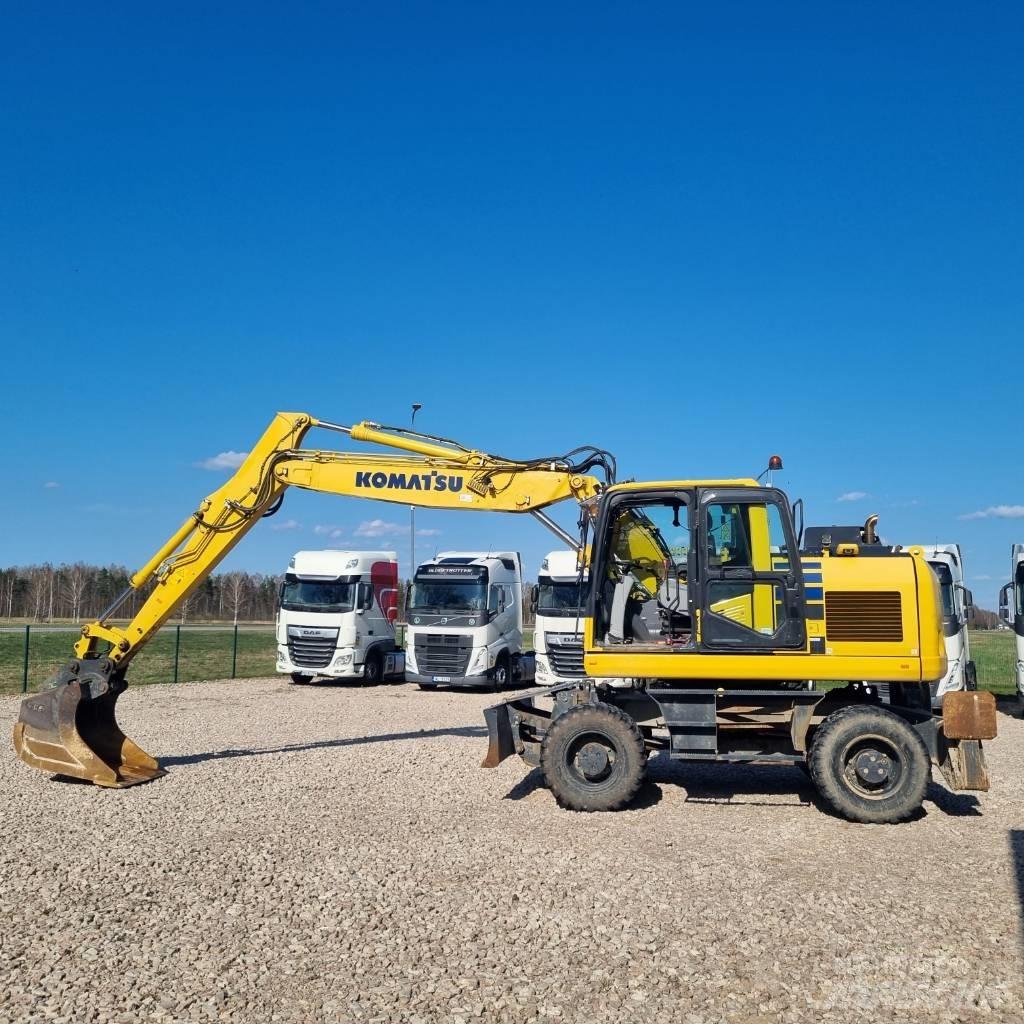 Komatsu PW160 - 11 Excavatoare cu roti