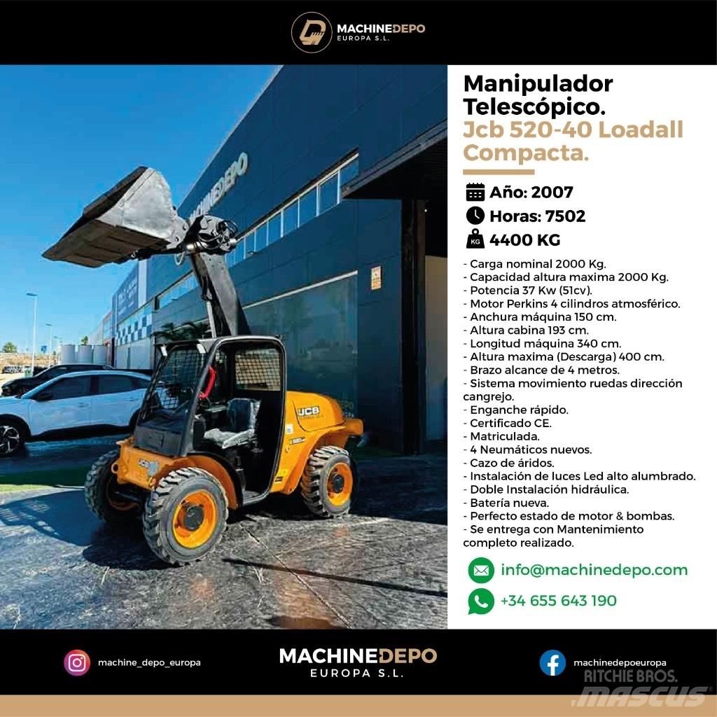 JCB 520-40 Manipulatoare agricole
